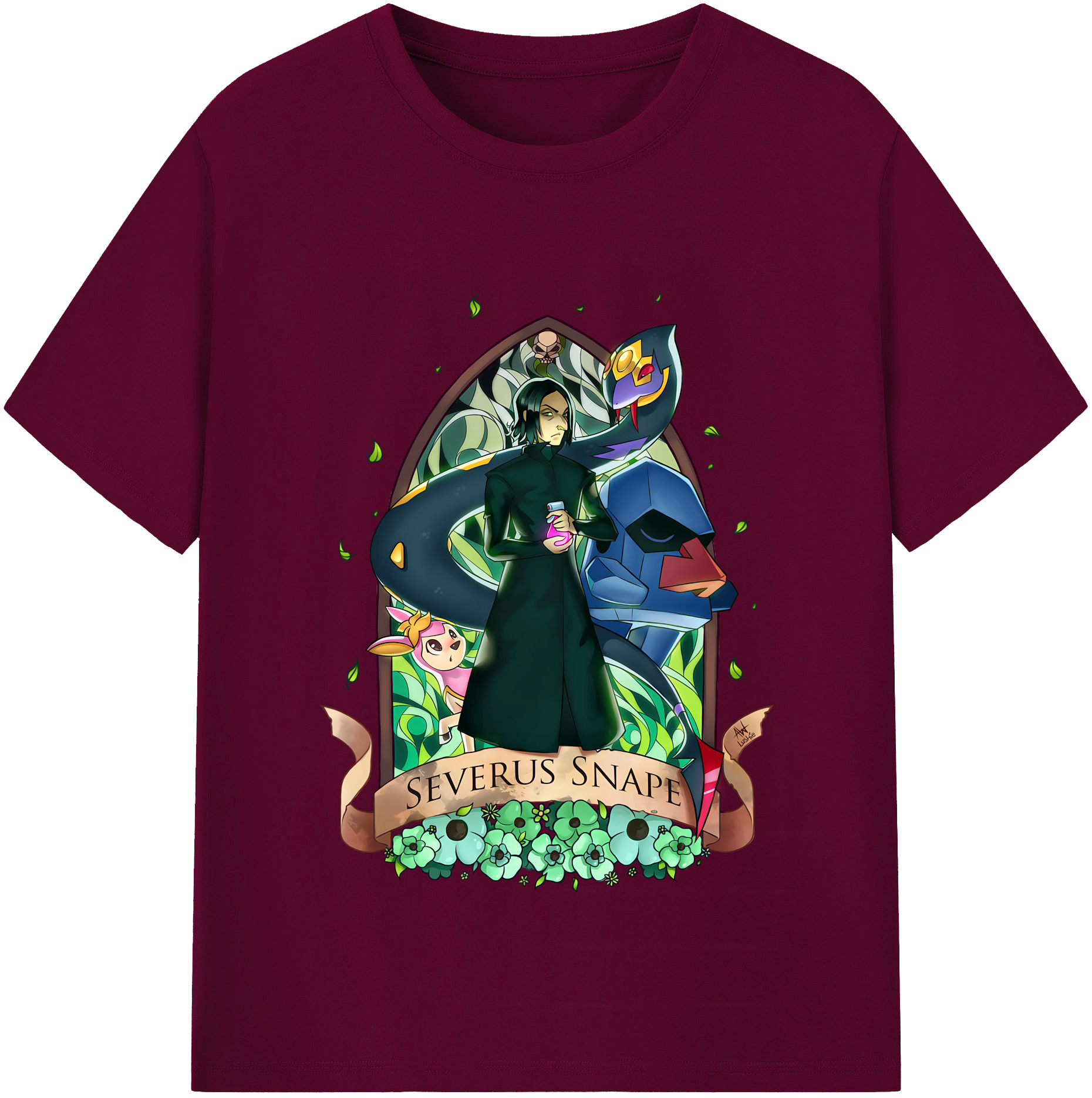 （画像用） Harry Potter ハリー・ポッターシリーズ レディースカジュアルプリントTシャツ（綿100％）